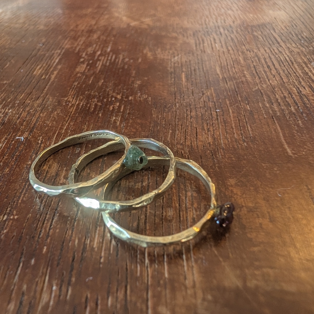 Emilie Shapiro Birthstone Stacking Rings